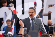 Rafal Trzaskowski Presidential Rally In Krakow, Poland