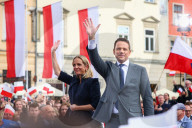 Rafal Trzaskowski Presidential Rally In Krakow, Poland