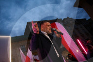 Adrian Zandberg's Election Rally In Krakow