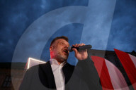 Adrian Zandberg's Election Rally In Krakow