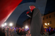 Adrian Zandberg's Election Rally In Krakow