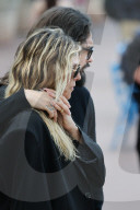 Heidi Klum and Tom Kaulitz are seen ahead of the 78th Cannes Film Festival on May 12, 2025 in Cannes, France