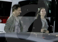 Kate Mossâ€™s ex Jamie Hince is seen with a mystery woman heading to the Jack White concert at the Hollywood Palladium on May 12, 2025
