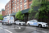 Police Investigation Draws Numerous NYPD Officers To The Scene And Crime Scene Unit Investigators At The NYCHA Houses At 611 Blake Avenue