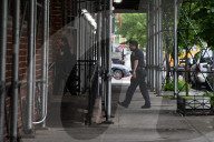 Police Investigation Draws Numerous NYPD Officers To The Scene And Crime Scene Unit Investigators At The NYCHA Houses At 611 Blake Avenue
