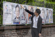 Campaign Posters For Presidential Election Go Up Nationwide