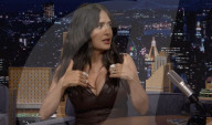 Salma Hayek gets bugged