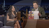 Salma Hayek gets bugged