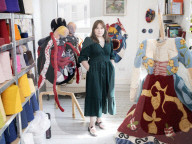 'I push carpet to the extreme': Anna Perach. The craft genius who makes tufted humanoid wearable sculptures.