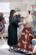 'I push carpet to the extreme': Anna Perach. The craft genius who makes tufted humanoid wearable sculptures.