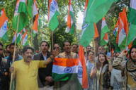 Tricolor Flag March To Highlight The Success Of Indian Military's "Operation Sindoor" In Kashmir