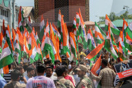 Tricolor Flag March To Highlight The Success Of Indian Military's "Operation Sindoor" In Kashmir