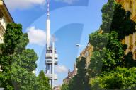Zizkov Television Tower In Prague
