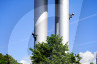 Zizkov Television Tower In Prague