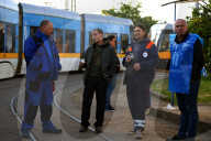 Public Transportation Workers Protest
