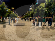 Daily Life In Prague At Night