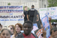 DC: Demonstrators hold a Birthright Citizenship rally