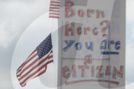 DC: Demonstrators hold a Birthright Citizenship rally