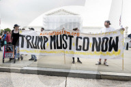 Birthright Citizenship Protest Outside Supreme Court