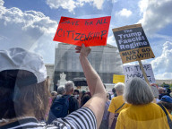 Birthright Citizenship Protest Outside Supreme Court