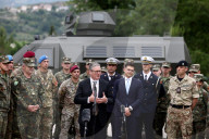 Prime Minister Keir Starmer visits UK and Albanian troops