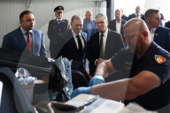Prime Minister Keir Starmer visits the Port Durres in Albania
