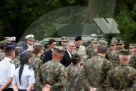 Prime Minister Keir Starmer visits UK and Albanian troops