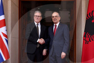 Prime Minister Keir Starmer meets Albania President Bajram Begaj