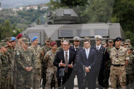 Prime Minister Keir Starmer visits UK and Albanian troops