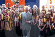 King Charles and Queen Camilla in Bradford, UK.
