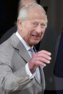 King Charles and Queen Camilla in Bradford, UK.