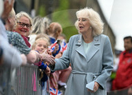 King Charles and Queen Camilla in Bradford, UK.