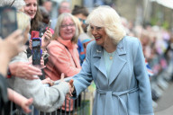 King Charles and Queen Camilla in Bradford, UK.