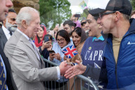 King Charles and Queen Camilla in Bradford, UK.
