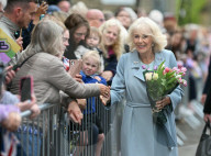 King Charles and Queen Camilla in Bradford, UK.