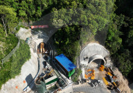 Rujin-Meizhou Railway Construction in Ganzhou