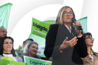 Magdalena Biejat's Election Rally In Krakow