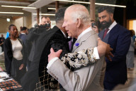 King Charles and Queen Camilla in Bradford, UK.