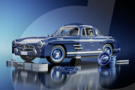 FEATURE - Sports Car of the Century: Das legendäre 1955er Mercedes 300 SL Coupe bekommt eine detaillierte Hot Wheels Miniatur