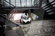 Four wheel ebike looks like a tiny car