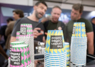 London Coffee Festival at Truman Brewery, London, UK.