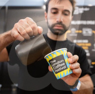 London Coffee Festival at Truman Brewery, London, UK.