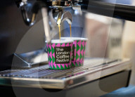 London Coffee Festival at Truman Brewery, London, UK.