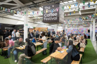 London Coffee Festival at Truman Brewery, London, UK.