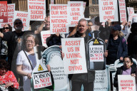 Protest Against Assisted Dying In London