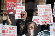 Protest Against Assisted Dying In London