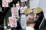 Protest Against Assisted Dying In London