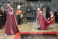 King Charles and Prince William at Order of the Bath service in London, UK.
