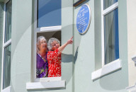 Jack Leslie Blue Plaque Unveiled in Plymouth, UK.