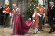 Charles and William attend attend the Order of the Bath service